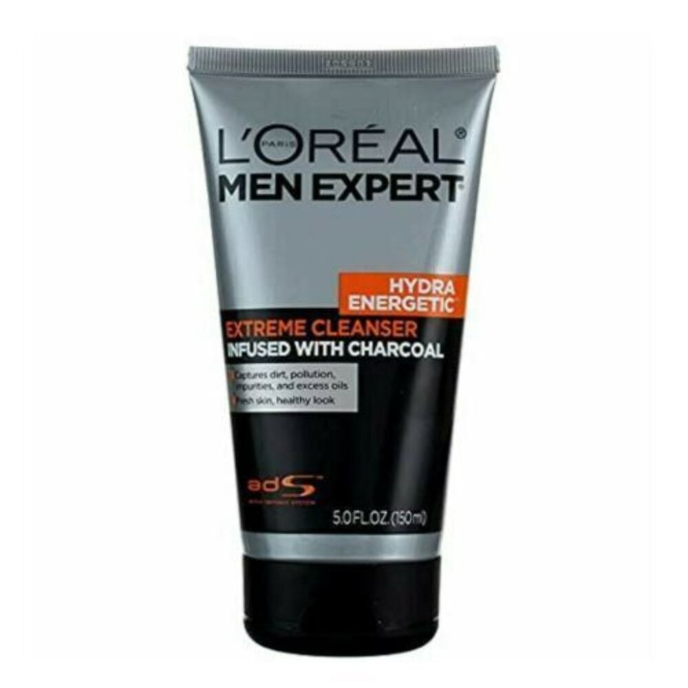 Loreal Men Expert Hydra Energetic Extreme Cleanser With Charcoal, 5 oz